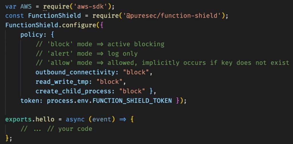 Utilisation FunctionShield de PureSec