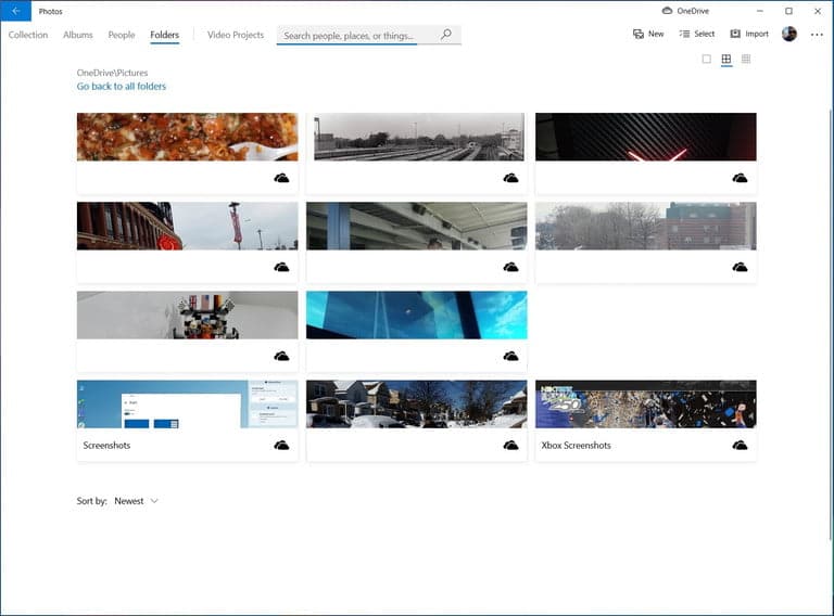 Utilisation de l'application Photos dans Windows 10