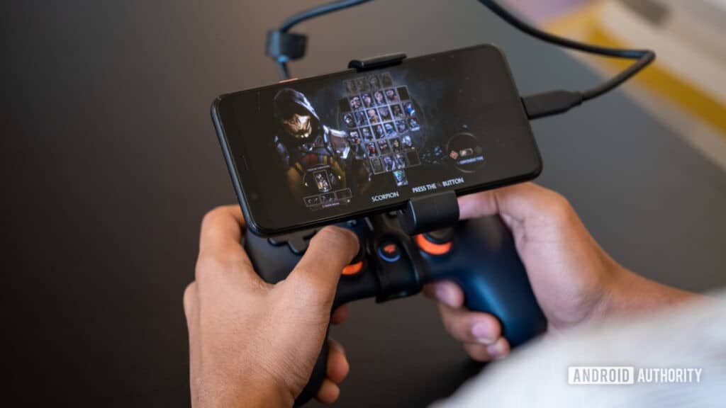 Google Stadia joue sur le telephone 1