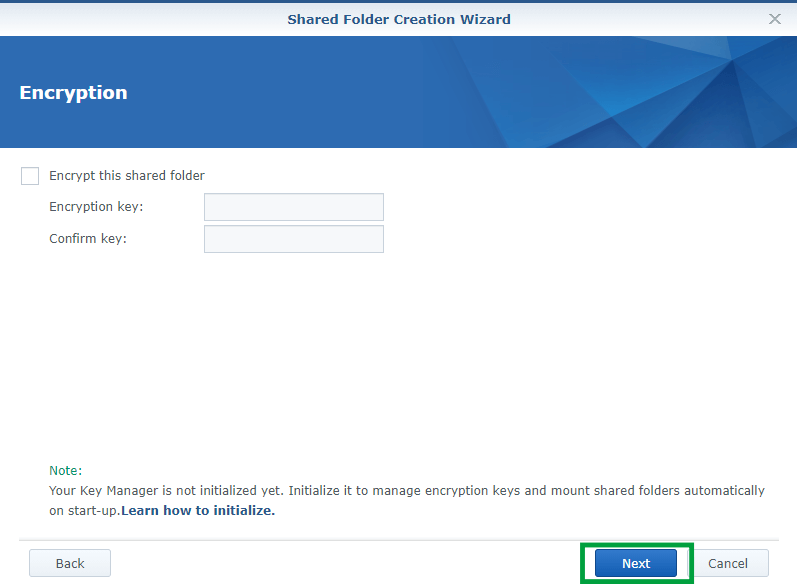 Synology : Comment créer un dossier partagé ? 18 sécuriser votre dossier partagé