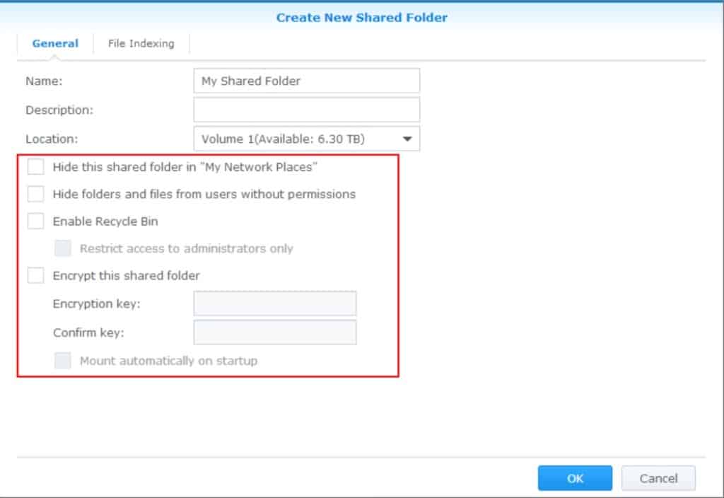 Synology : Comment créer un dossier partagé ? 19 options avancee dossier partage synology